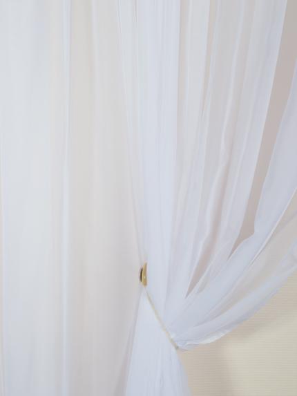 Штора вуаль белая